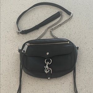 Rebecca Minkoff Black Leather Crossbody Bag